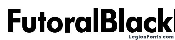 FutoralBlackDB Normal Font