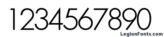 Шрифт FutoralLightDB Normal, Шрифты для цифр и чисел
