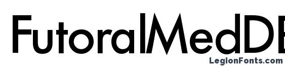 шрифт FutoralMedDB Normal, бесплатный шрифт FutoralMedDB Normal, предварительный просмотр шрифта FutoralMedDB Normal
