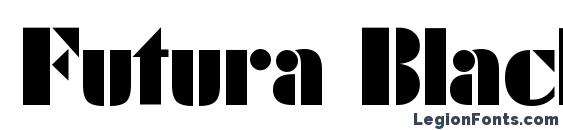 шрифт Futura Black BT, бесплатный шрифт Futura Black BT, предварительный просмотр шрифта Futura Black BT