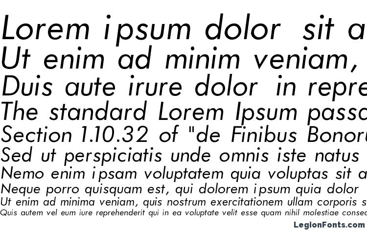 specimens Futura Book Normal Italic font, sample Futura Book Normal Italic font, an example of writing Futura Book Normal Italic font, review Futura Book Normal Italic font, preview Futura Book Normal Italic font, Futura Book Normal Italic font