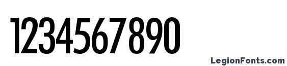 Futura Condensed Plain.001.004 Font, Number Fonts