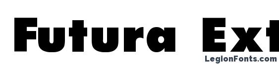 шрифт Futura Extra Black Normal, бесплатный шрифт Futura Extra Black Normal, предварительный просмотр шрифта Futura Extra Black Normal