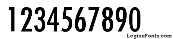 Futura LT Condensed Medium Font, Number Fonts