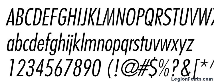 глифы шрифта Futura LtCn BT Italic, символы шрифта Futura LtCn BT Italic, символьная карта шрифта Futura LtCn BT Italic, предварительный просмотр шрифта Futura LtCn BT Italic, алфавит шрифта Futura LtCn BT Italic, шрифт Futura LtCn BT Italic