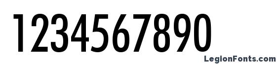 Futura Medium Condensed BT Font, Number Fonts
