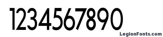 Futura Narrow Bold Font, Number Fonts