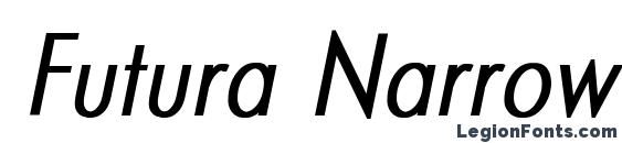 шрифт Futura Narrow BoldItalic, бесплатный шрифт Futura Narrow BoldItalic, предварительный просмотр шрифта Futura Narrow BoldItalic