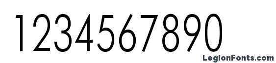 Futura Narrow Font, Number Fonts