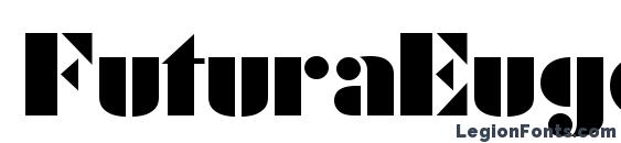 шрифт FuturaEugenia Cyrillic, бесплатный шрифт FuturaEugenia Cyrillic, предварительный просмотр шрифта FuturaEugenia Cyrillic