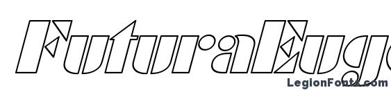 шрифт FuturaEugenia Ho Italic, бесплатный шрифт FuturaEugenia Ho Italic, предварительный просмотр шрифта FuturaEugenia Ho Italic