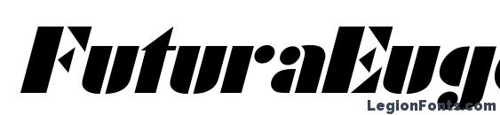 Шрифт FuturaEugenia Italic