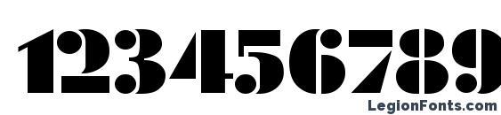 Futuraeugenia regular Font, Number Fonts