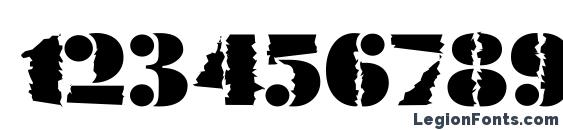 Шрифт FuturaEugeniaC Winter60, Шрифты для цифр и чисел