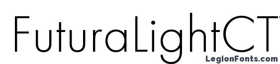 FuturaLightCTT Normal Font
