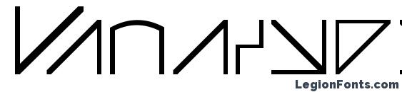 Шрифт Futurama Alien Alphabet Two