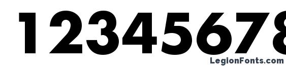 FuturaStd Bold Font, Number Fonts