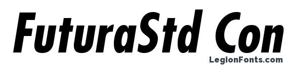FuturaStd CondensedBoldObl font, free FuturaStd CondensedBoldObl font, preview FuturaStd CondensedBoldObl font