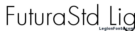 шрифт FuturaStd Light, бесплатный шрифт FuturaStd Light, предварительный просмотр шрифта FuturaStd Light