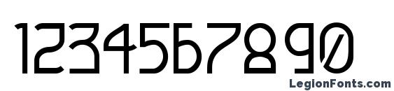 Futurex AlternateTC Font, Number Fonts