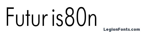 Шрифт Futuris80n