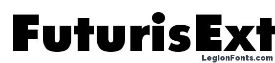 шрифт FuturisExtra Bold, бесплатный шрифт FuturisExtra Bold, предварительный просмотр шрифта FuturisExtra Bold