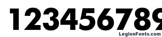 FuturisExtra Cyrillic Font, Number Fonts