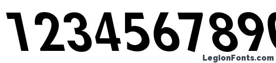 FuturistLefty Bold Font, Number Fonts