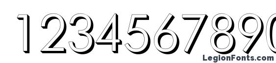 Futurisvolumec Font, Number Fonts