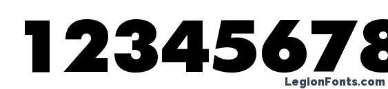 FuturisXCTT Normal Font, Number Fonts