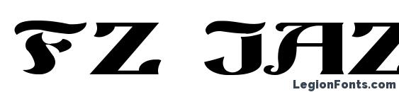 шрифт FZ JAZZY 19 EX, бесплатный шрифт FZ JAZZY 19 EX, предварительный просмотр шрифта FZ JAZZY 19 EX