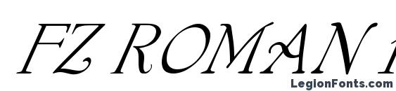 FZ ROMAN 16 ITALIC font, free FZ ROMAN 16 ITALIC font, preview FZ ROMAN 16 ITALIC font