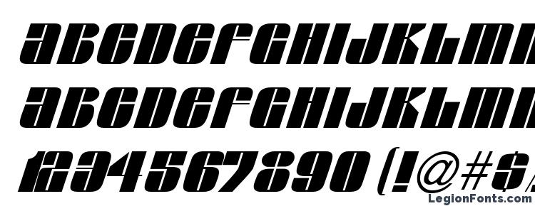 глифы шрифта G761 Deco Italic, символы шрифта G761 Deco Italic, символьная карта шрифта G761 Deco Italic, предварительный просмотр шрифта G761 Deco Italic, алфавит шрифта G761 Deco Italic, шрифт G761 Deco Italic