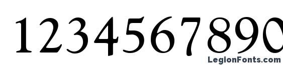 G790 Roman Regular Font, Number Fonts