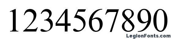 Gabor Font, Number Fonts