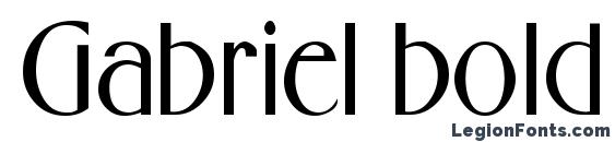 Gabriel bold Font, Typography Fonts