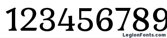 Gabriela Font, Number Fonts