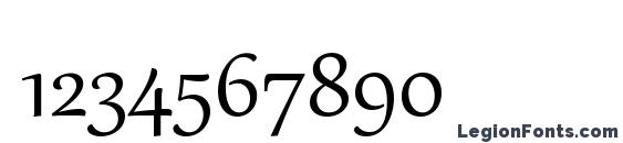 Gabriola One Font, Number Fonts