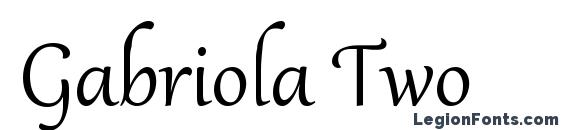 Gabriola Two Font