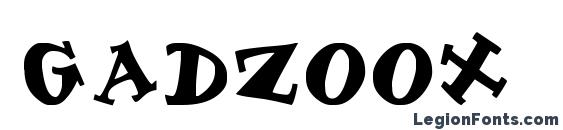 шрифт Gadzoox Bold, бесплатный шрифт Gadzoox Bold, предварительный просмотр шрифта Gadzoox Bold