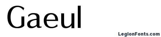 шрифт Gaeul, бесплатный шрифт Gaeul, предварительный просмотр шрифта Gaeul