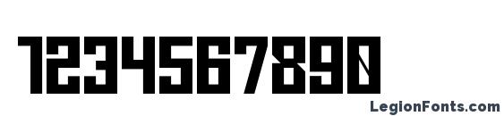 Gagarin Font, Number Fonts