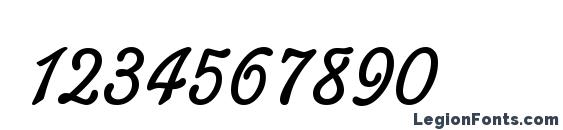 GainsboroughSoft Font, Number Fonts