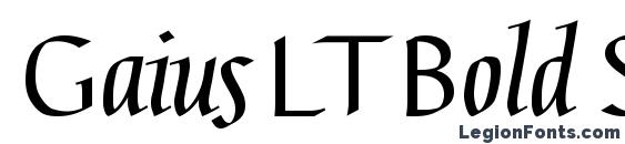 Gaius LT Bold Straight Font