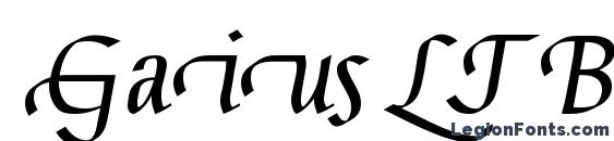 Gaius LT Bold Swash Beginning Font
