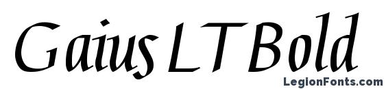 Gaius LT Bold font, free Gaius LT Bold font, preview Gaius LT Bold font