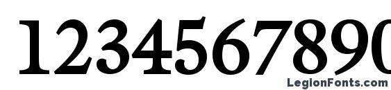 Galant Bold Font, Number Fonts