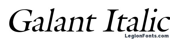 Galant Italic Font