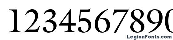Galant Normal Font, Number Fonts