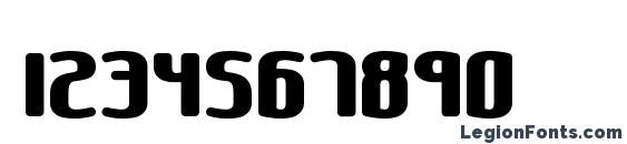 Galapogos BRK Font, Number Fonts